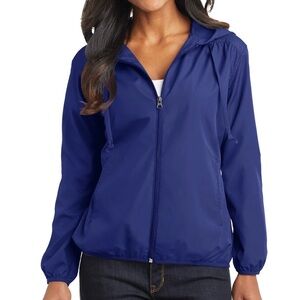 Port Authority Hooded Jacket Windbreaker Jacket